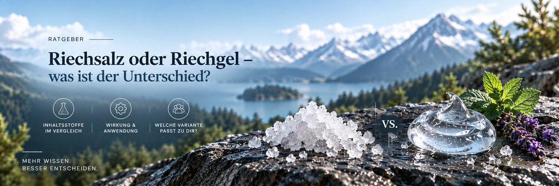 Riechsalz oder Riechgel – was ist der Unterschied?